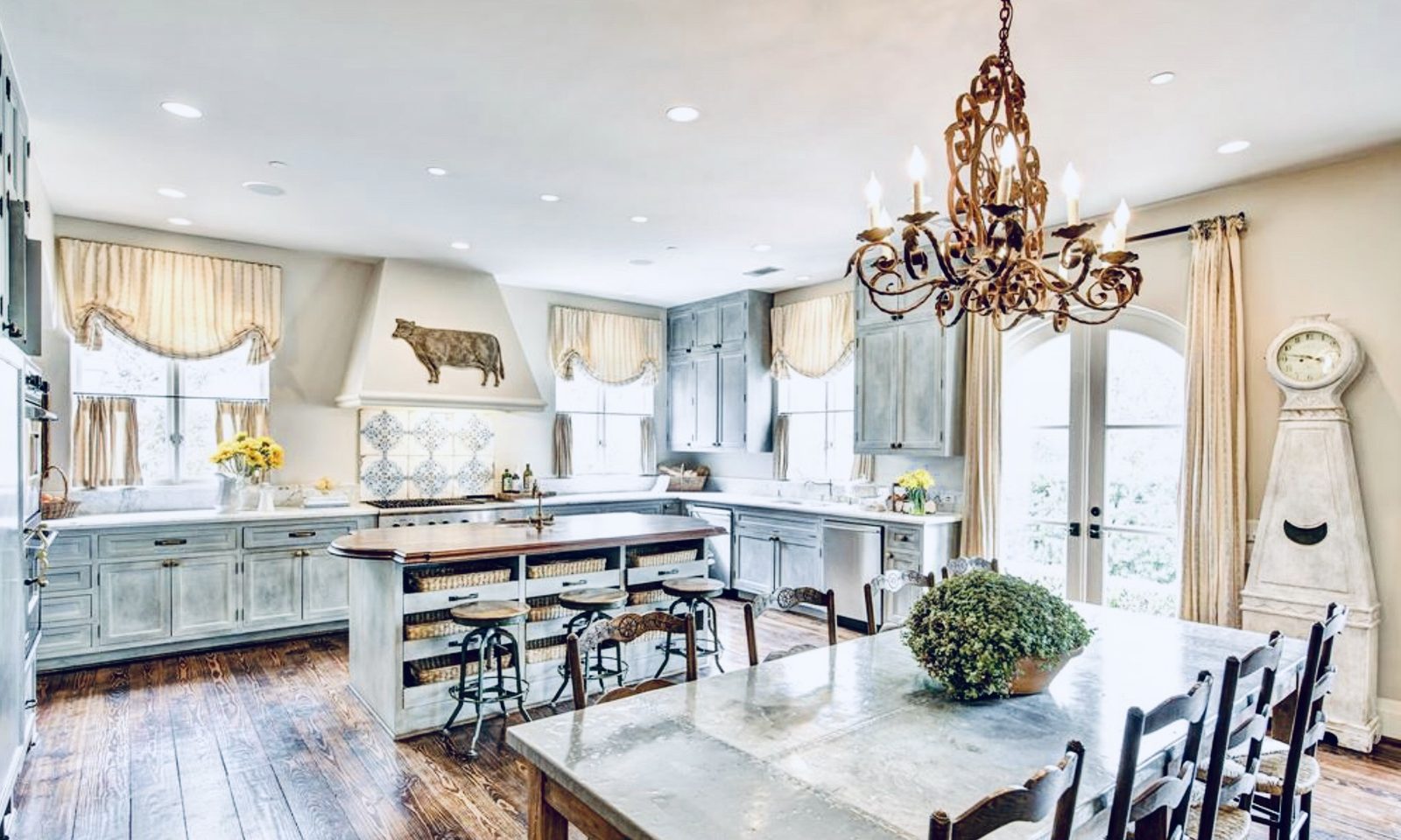 Custom kitchen by Haven Renovations — kitchen open to the dining room